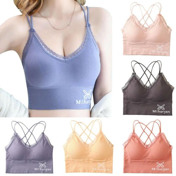 bras fashion womens sports padded comfy bra push up vest yoga gym underwear, Red;black
bras fashion womens sports padded comfy bra push up vest yoga gym underwear, Red;black