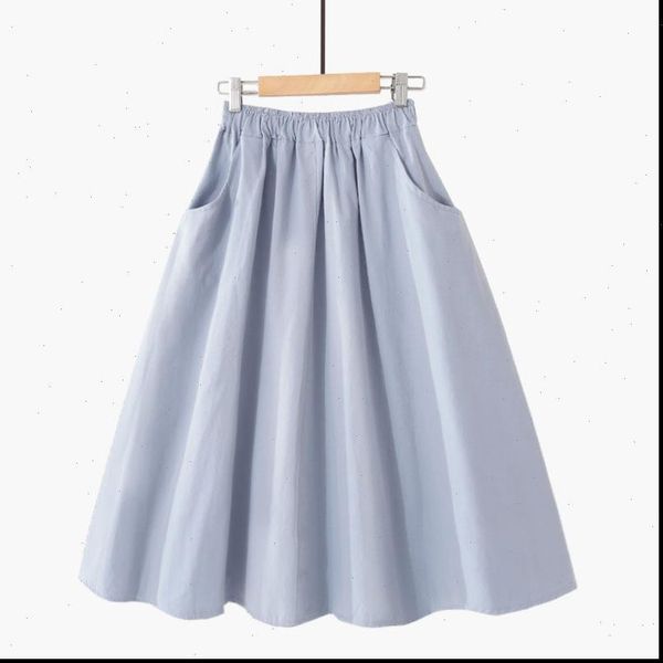 spring summer womens skirts solid cotton skirt women elastic high waist midi femme with pocket simple black korean
spring summer womens skirts solid cotton skirt women elastic high waist midi femme with pocket simple black korean