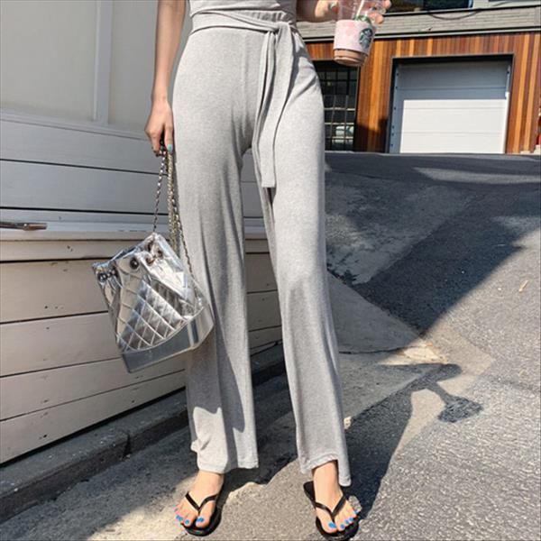 grey fitness two pieces womens tracksuits ankle length sets summer cotton t shirt set wide legged pants casual high, Gray
grey fitness two pieces womens tracksuits ankle length sets summer cotton t shirt set wide legged pants casual high, Gray