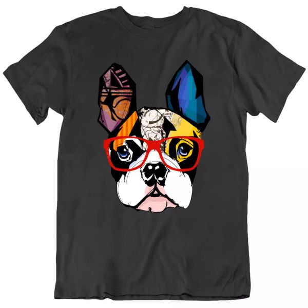 french bulldog tee glasses puppy dog friendly father dad t-shirts gift new, White;black
french bulldog tee glasses puppy dog friendly father dad t-shirts gift new, White;black