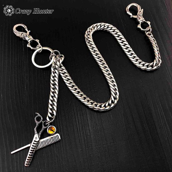 keychains mens stainless steel biker trucker wallet chain stylist punk pants keychain, Silver
keychains mens stainless steel biker trucker wallet chain stylist punk pants keychain, Silver