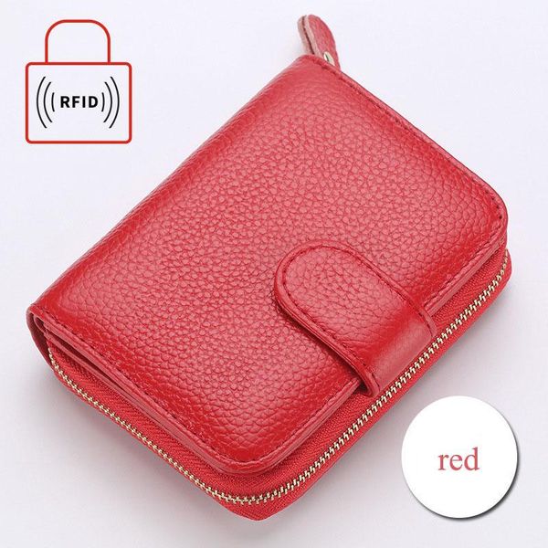 rfid wallets women genuine leather large capacity zipper coin pocket female short multi-card holders fashion casual, Red;black
rfid wallets women genuine leather large capacity zipper coin pocket female short multi-card holders fashion casual, Red;black