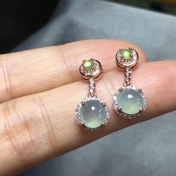 dangle & chandelier original egg surface smooth and shiny prehnite short earrings bohemian light luxury noble charm women's brand silve, Silver
dangle & chandelier original egg surface smooth and shiny prehnite short earrings bohemian light luxury noble charm women's brand silve, Silver