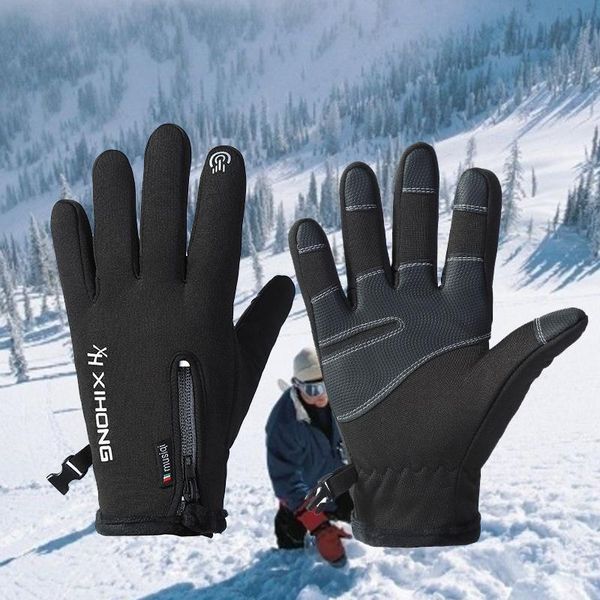 cycling gloves men women zipper sports riding wear-resistant plus mountain skiing winter outdoor waterproof warm touch screen, Black
cycling gloves men women zipper sports riding wear-resistant plus mountain skiing winter outdoor waterproof warm touch screen, Black