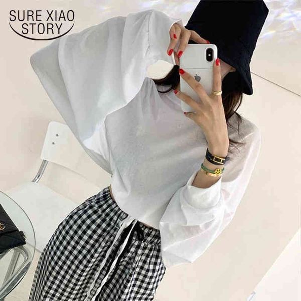 autumn long sleeve cotton white corset blouse korean plus size blouses loose short black shirts women blusas 11981 210415
autumn long sleeve cotton white corset blouse korean plus size blouses loose short black shirts women blusas 11981 210415