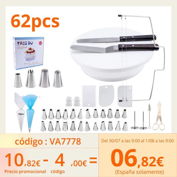 baking & pastry tools shzq turntable kit cake decorating supplies accessories rotating stand cream nozzles for fondant
baking & pastry tools shzq turntable kit cake decorating supplies accessories rotating stand cream nozzles for fondant