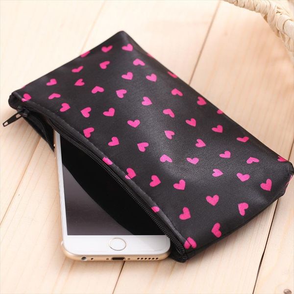 travel beautician cosmetic bag satin waterproof love small makeup women storage package case organizer
travel beautician cosmetic bag satin waterproof love small makeup women storage package case organizer