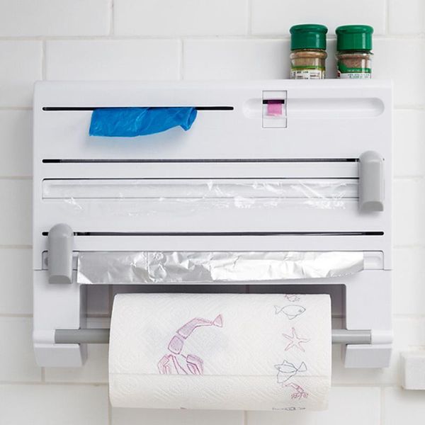 hooks & rails kitchen organizer cling film sauce bottle storage rack tin foil paper towel holder shelf plastic wrap cutting
hooks & rails kitchen organizer cling film sauce bottle storage rack tin foil paper towel holder shelf plastic wrap cutting