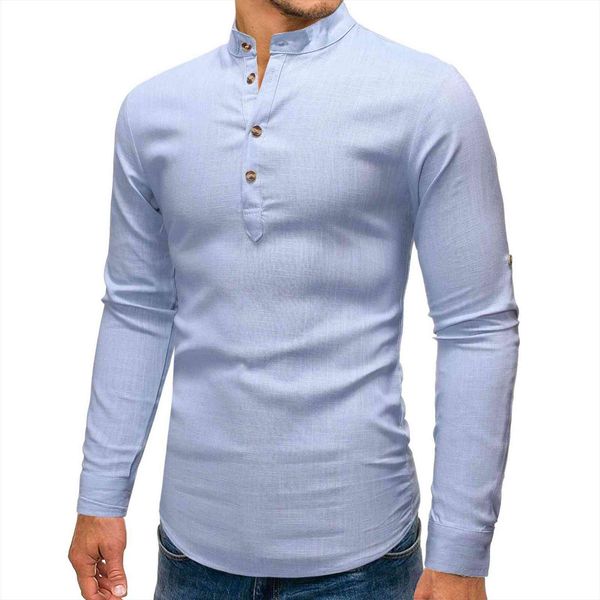 linen solid color shirt elasticity mens polos stand collar long sleeve men shirts streetwear tee homme, White;black
linen solid color shirt elasticity mens polos stand collar long sleeve men shirts streetwear tee homme, White;black