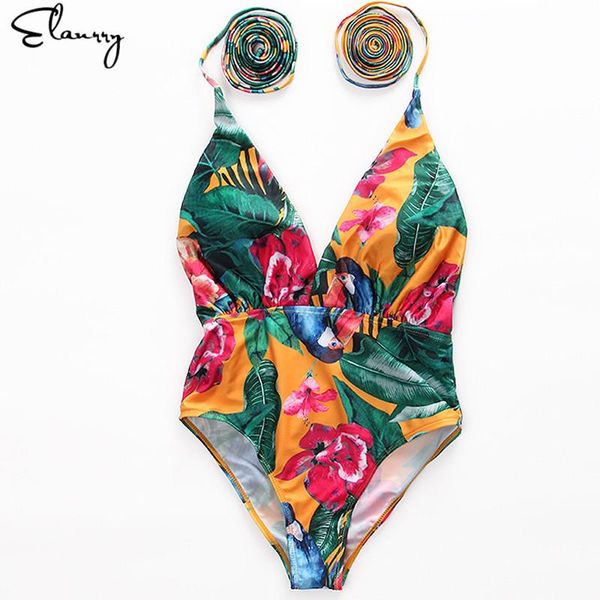 women's swimwear 2021 women one piece swimsuit vintage floral print monokini deep v backless high cut ladies beach wear summer, White;black
women's swimwear 2021 women one piece swimsuit vintage floral print monokini deep v backless high cut ladies beach wear summer, White;black