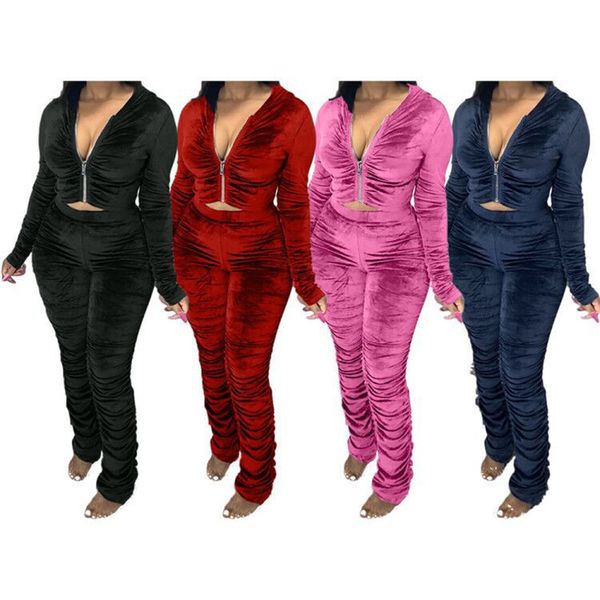women's two piece pants women designers clothes casual solid color long sleeve ruched hooded cardigan sets fall fashion, White
women's two piece pants women designers clothes casual solid color long sleeve ruched hooded cardigan sets fall fashion, White