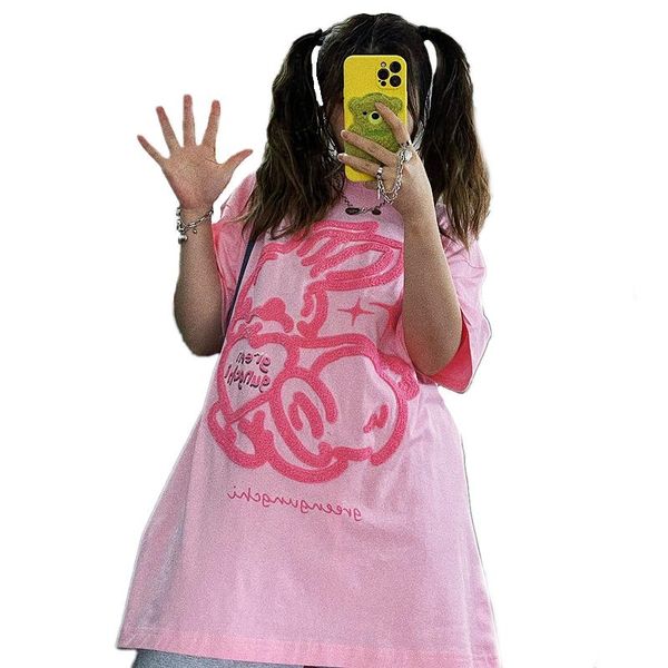 women's t-shirt summer kawaii women sweet tshirt hug love heart flocking short-sleeved teen girl casual loose tee shirt top, White
women's t-shirt summer kawaii women sweet tshirt hug love heart flocking short-sleeved teen girl casual loose tee shirt top, White