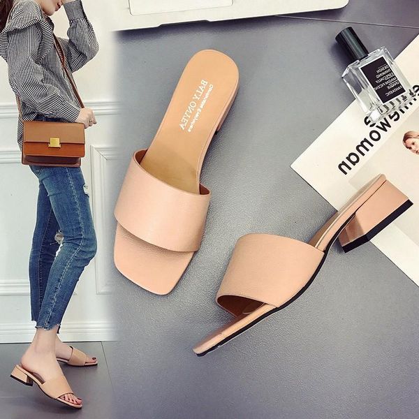 slippers low heel women flip flops summer slides ladies shoes beach sandals casual slip on zapatos de mujer, Black
slippers low heel women flip flops summer slides ladies shoes beach sandals casual slip on zapatos de mujer, Black