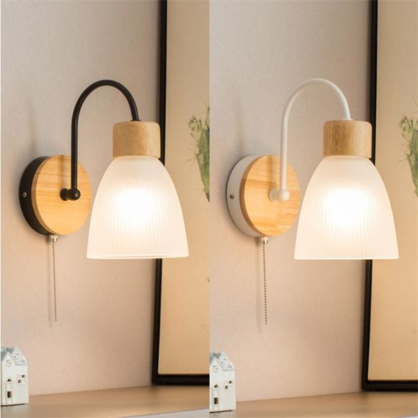 wall lamps nordic curved glass wood bedroom living room cable switch children's reading bedside sconces lights lighting
wall lamps nordic curved glass wood bedroom living room cable switch children's reading bedside sconces lights lighting