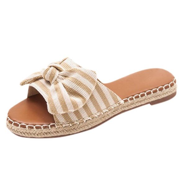 women slides summer 2021 bow slippers shoes woman slip on flip flops woven straw flat non-slip, Black
women slides summer 2021 bow slippers shoes woman slip on flip flops woven straw flat non-slip, Black