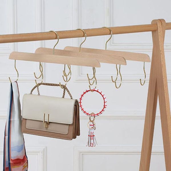 hangers & racks 5pcs/lot solid wood hook wooden clothes multifunction hanger for belts ties bags scarves closet space saving
hangers & racks 5pcs/lot solid wood hook wooden clothes multifunction hanger for belts ties bags scarves closet space saving