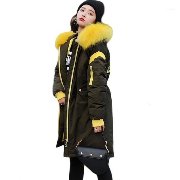 winter long down jacket women warm vested parka mujer plus size loose cats jas bontkraag capuchon women's jackets cm9551, Black
winter long down jacket women warm vested parka mujer plus size loose cats jas bontkraag capuchon women's jackets cm9551, Black