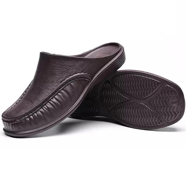slippers men soft massage insole non-slip wear-resistant summer fashion outdoor silppers for big size 47, Black
slippers men soft massage insole non-slip wear-resistant summer fashion outdoor silppers for big size 47, Black