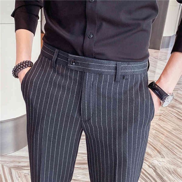 men's pants thin-fitting striped trousers... simple 2021 clothes... all formal business... wear men's suit pants. ism1, Black
men's pants thin-fitting striped trousers... simple 2021 clothes... all formal business... wear men's suit pants. ism1, Black