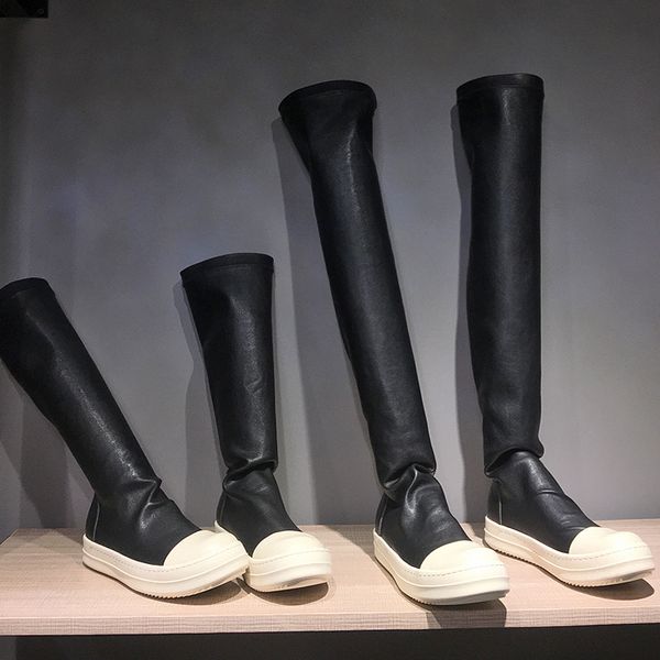 designer over the knee fabric stretch flat boots winter elastic women's long shoes motorcycle boost, Black
designer over the knee fabric stretch flat boots winter elastic women's long shoes motorcycle boost, Black
