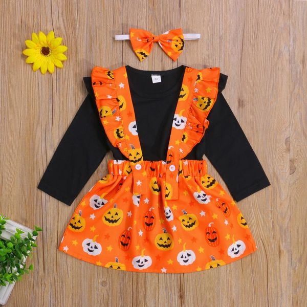 clothing sets 2021 3pcs baby girls outfit, solid color long sleeve round collar romper + pumpkin printing suspender skirt headwear set, White
clothing sets 2021 3pcs baby girls outfit, solid color long sleeve round collar romper + pumpkin printing suspender skirt headwear set, White