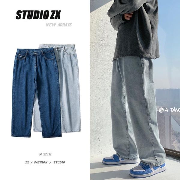 men's jeans blue fashion baggy casual straight men streetwear loose hip-hop wide-leg denim trousers mens clothes s-3xl
men's jeans blue fashion baggy casual straight men streetwear loose hip-hop wide-leg denim trousers mens clothes s-3xl