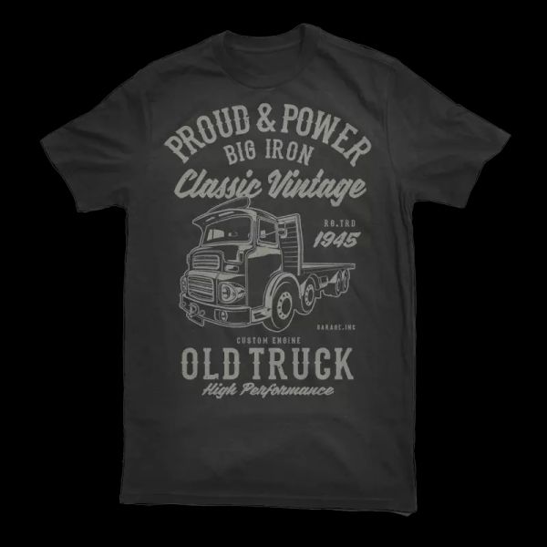 Proud And Power, Old Truck - Mens T-Shirt Funny Lorry Driver Van Lorry Tee Top, White;black
Proud And Power, Old Truck - Mens T-Shirt Funny Lorry Driver Van Lorry Tee Top, White;black