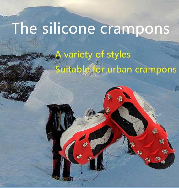 cords, slings and webbing outdoor climbing ice floes gripper 10 nails, snow crampons strap cleats spikes non slip boots silicone stud shoes
cords, slings and webbing outdoor climbing ice floes gripper 10 nails, snow crampons strap cleats spikes non slip boots silicone stud shoes