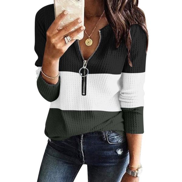 women's blouses & shirts fashion striped patchwork t-shirt casual autumn winter ladies loose tee female women long sleeve shirt blusas, White
women's blouses & shirts fashion striped patchwork t-shirt casual autumn winter ladies loose tee female women long sleeve shirt blusas, White