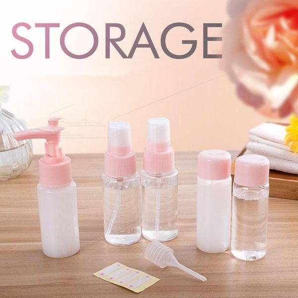 pink plastic travel portable packaging bottle beauty cosmetic bottles spray set simple storage & jars
pink plastic travel portable packaging bottle beauty cosmetic bottles spray set simple storage & jars