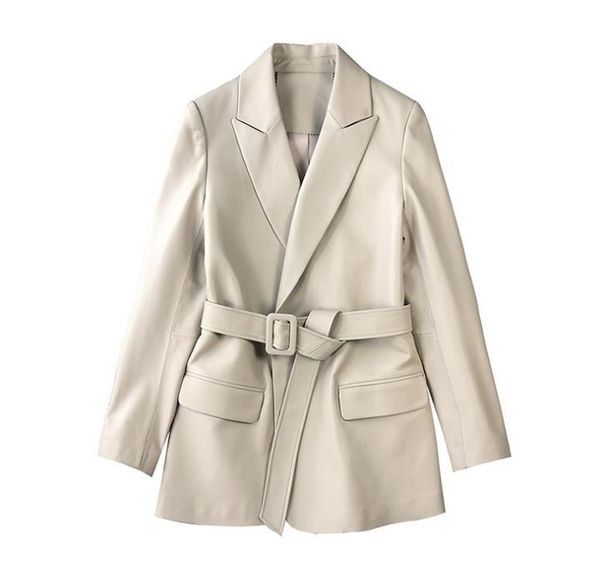 women's leather & faux .casual yrladies genuine blazer.smart casual ,versatile,sheepskin jackets ,sales, Black
women's leather & faux .casual yrladies genuine blazer.smart casual ,versatile,sheepskin jackets ,sales, Black