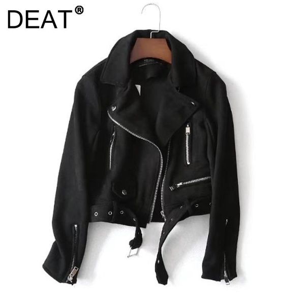women's leather & faux deat arrivals 2021 autumn long sleeve turn-down collar zipper jacket for women solid color all-match fashion 7s1, Black
women's leather & faux deat arrivals 2021 autumn long sleeve turn-down collar zipper jacket for women solid color all-match fashion 7s1, Black