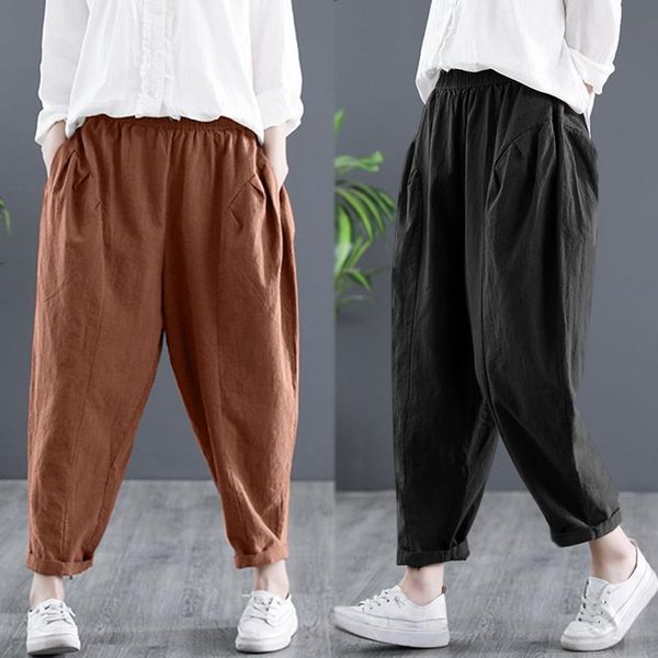 women's pants & capris summer trousers zanzea 2021 vintage solid harem pant casual elastic waist pantalon palazzo female turnip plus si, Black;white
women's pants & capris summer trousers zanzea 2021 vintage solid harem pant casual elastic waist pantalon palazzo female turnip plus si, Black;white