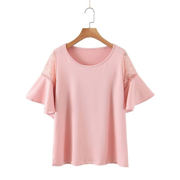 fashion o neck flare sleeve pullover shirt lace up patchwork knit summer tees women solid color t shirts xz2337 210525, White
fashion o neck flare sleeve pullover shirt lace up patchwork knit summer tees women solid color t shirts xz2337 210525, White