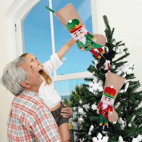christmas decorations stocking linen nutcracker figures soldier gifts bag tree ornaments candy bags socks
christmas decorations stocking linen nutcracker figures soldier gifts bag tree ornaments candy bags socks