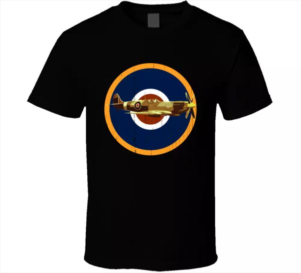type fighter tee spitfire supermarine wwii raf army usa men's t shirt new, White;black
type fighter tee spitfire supermarine wwii raf army usa men's t shirt new, White;black