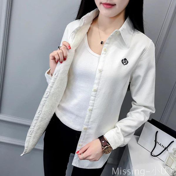 women's blouses & shirts women casual cotton blusas feminina long sleeve femininas chemise femme female feminine blouse, White
women's blouses & shirts women casual cotton blusas feminina long sleeve femininas chemise femme female feminine blouse, White