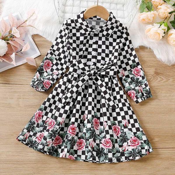 girl's dresses baby girl flower 2021 fall casual plaid costumes fashion long sleeve clothes children's princess clothing, Red;yellow
girl's dresses baby girl flower 2021 fall casual plaid costumes fashion long sleeve clothes children's princess clothing, Red;yellow