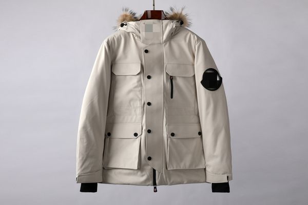 luxury france men's down jackets designer brand big fur collar padded warm work waterproof, windproof and cold resistant couple clothes, Black
luxury france men's down jackets designer brand big fur collar padded warm work waterproof, windproof and cold resistant couple clothes, Black