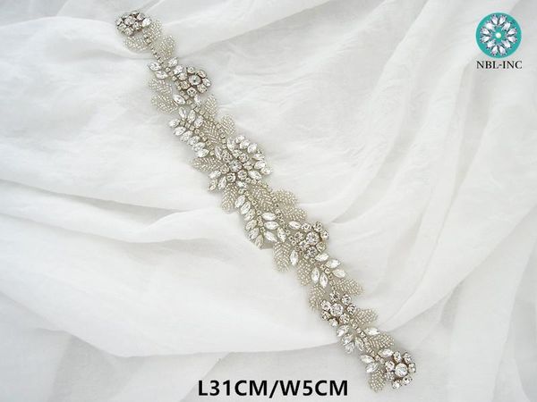 wedding sashes (1pc) rhinestone bridal belt applique with crystal dress accessories sash for wdd1017, White
wedding sashes (1pc) rhinestone bridal belt applique with crystal dress accessories sash for wdd1017, White