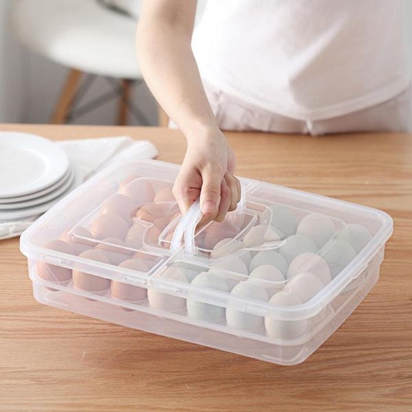 storage bottles & jars 34 grids egg boxes tray thicken plastic transparent eggs container holder refrigerator food kitchen
storage bottles & jars 34 grids egg boxes tray thicken plastic transparent eggs container holder refrigerator food kitchen