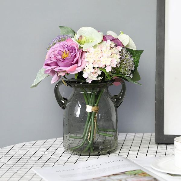 yumai hydrangea mix artificial bouquet silk rose flower bouquets wedding scenes decor bride holding fake flowers decorative & wreaths
yumai hydrangea mix artificial bouquet silk rose flower bouquets wedding scenes decor bride holding fake flowers decorative & wreaths