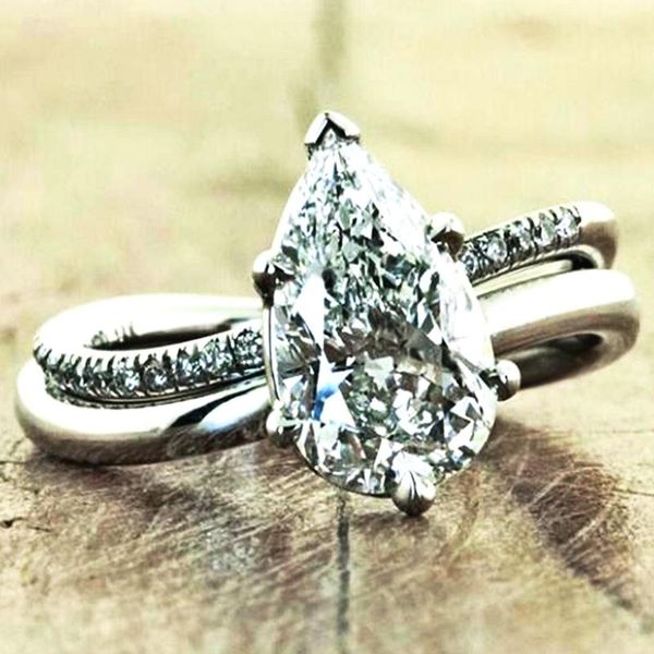wedding rings visisap 7mm pear zircon water drop shape for lady fashion engagement ring women jewelry supplier wholesale b2929, Slivery;golden
wedding rings visisap 7mm pear zircon water drop shape for lady fashion engagement ring women jewelry supplier wholesale b2929, Slivery;golden
