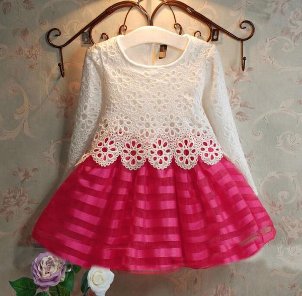 girl's dresses children's dress girls long sleeve hollow lace princess kids clothes 3-8 year, Red;yellow
girl's dresses children's dress girls long sleeve hollow lace princess kids clothes 3-8 year, Red;yellow