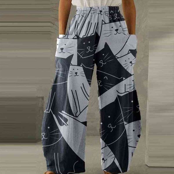 summer women high waist wide-leg loose pant elegant abstract print simple trousers office lady fashion pocket pants oversize 5xl, Black;white
summer women high waist wide-leg loose pant elegant abstract print simple trousers office lady fashion pocket pants oversize 5xl, Black;white
