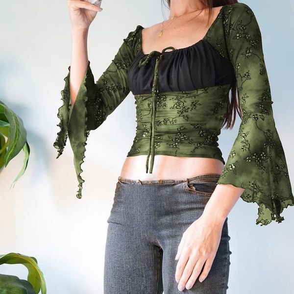 women's t-shirt y2k tshirt fairycore aesthetics flower print crop punk vintage streetwear e-girl green tie dye long sleeve t-shirts au, White
women's t-shirt y2k tshirt fairycore aesthetics flower print crop punk vintage streetwear e-girl green tie dye long sleeve t-shirts au, White