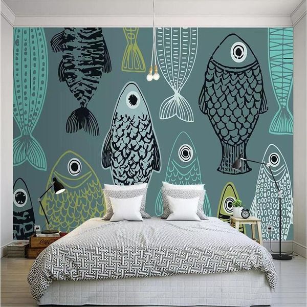 wallpapers modern minimalist hand-painted fish wallpaper manufacturers wholesale mural custom po wall
wallpapers modern minimalist hand-painted fish wallpaper manufacturers wholesale mural custom po wall