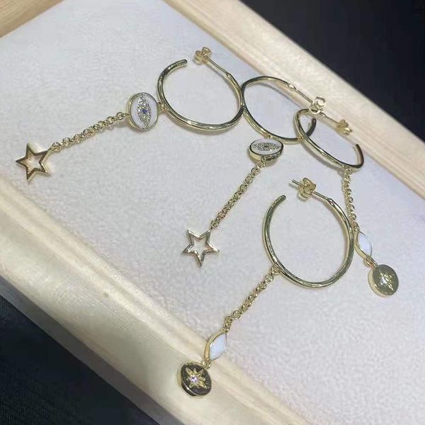 dangle & chandelier 2pairs/lot women's personality dream star asymmetric earrings fashion temperament, Silver
dangle & chandelier 2pairs/lot women's personality dream star asymmetric earrings fashion temperament, Silver