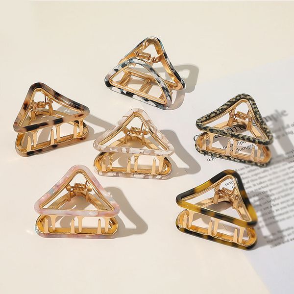 geometric hair claw for women barrettes large size metal hair clamps crab alloy triangle acetate hollow hair clip, Slivery;golden
geometric hair claw for women barrettes large size metal hair clamps crab alloy triangle acetate hollow hair clip, Slivery;golden