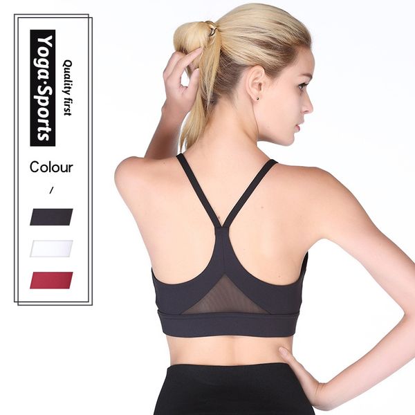 yoga outfits vest women shockproof sports bra underwear gym workout running push-up athletic cross-back crop solid fitness clothing, White;red
yoga outfits vest women shockproof sports bra underwear gym workout running push-up athletic cross-back crop solid fitness clothing, White;red